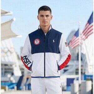 Team USA Ceremony Olympic Jacket 2022 Polo Ralph Lauren Full Zip Jacket Unisex